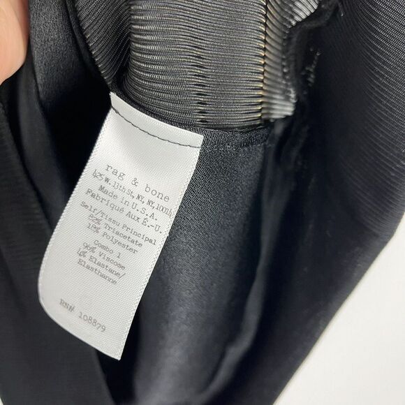 Rag & Bone Ribbed Sheer Side Panel Crewneck Tee Size XS​​​​ - Picture 4 of 5